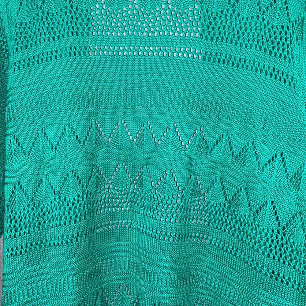 JM Collection Open-Front crochet cardigan Size XL - Picture 5 of 5